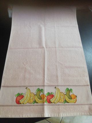 Asciugapiatti a punto croce