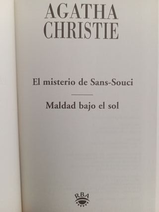 EL MISTERIO DE SANS-SOUCI/MALDAD BAJO EL SOL