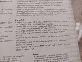 Altavoces 2.1 Speaker