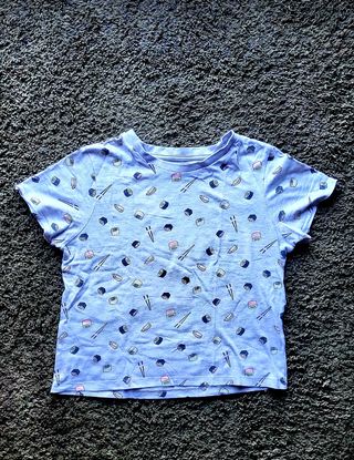 Camiseta Algodón Sushi chica talla XS