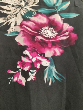 Blusa manga murciélago estampada  floral