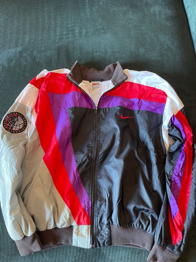 Sudadera bomber nike retro y2k vintage