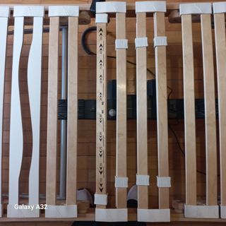 Letto con rete a doghe elettrica