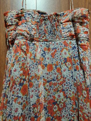 Vestido de fiesta seda zara talla L