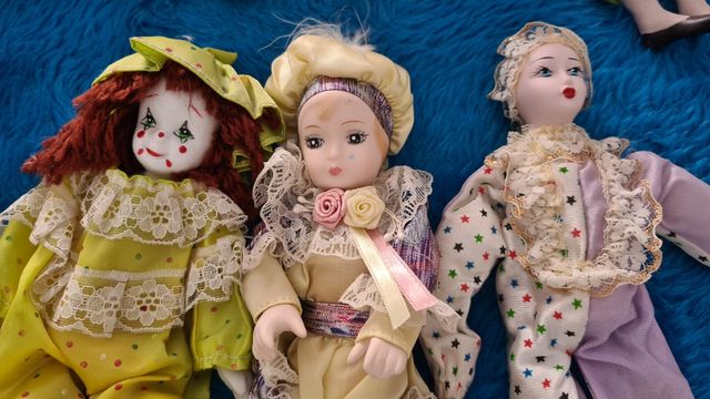 Muñecos Antiguos, de porcelana. 3€ la unidad