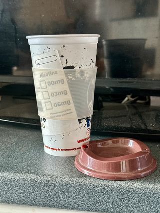 Bicchiere caffè, bevande calde, fredde e cocktail