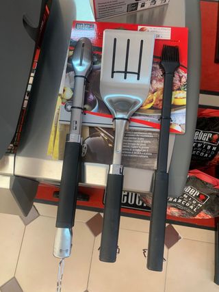 Juego de 3 utensilios barbacoa