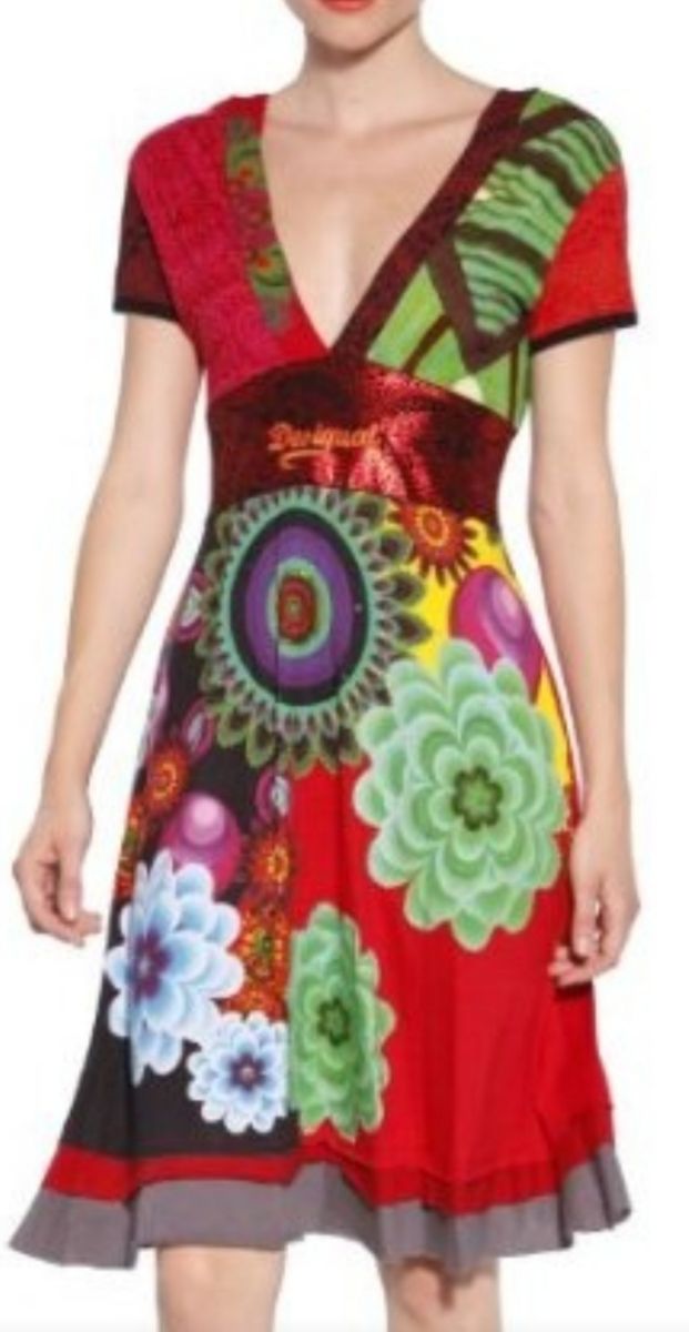Vestido Desigual escote bajo