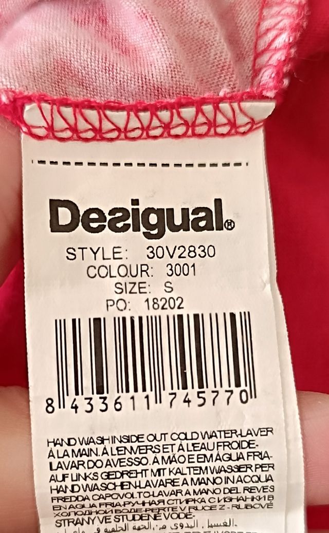 Vestido Desigual escote bajo