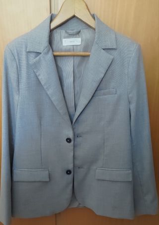 Americana traje gris niño Mango