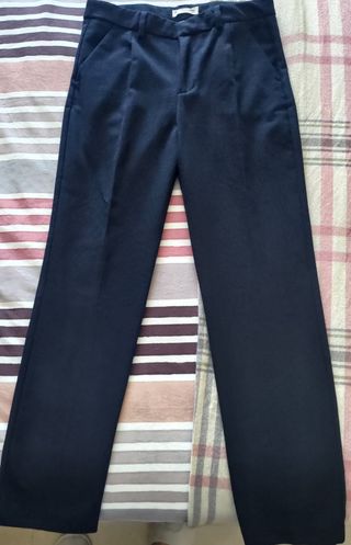 Pantalon niño traje Mango azul marino