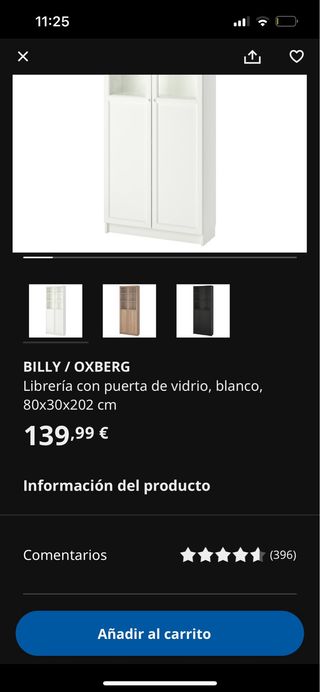 Mueble IKEA vitrina