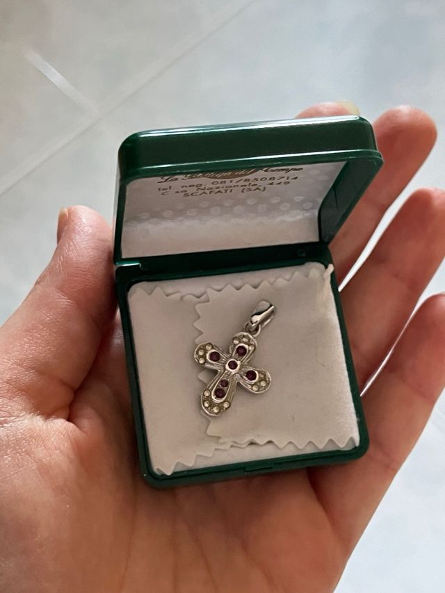 Ciondolo Argento Croce