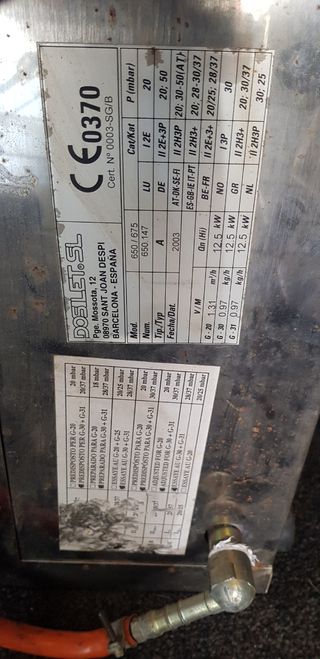 plancha Dosilet modelo 650/675