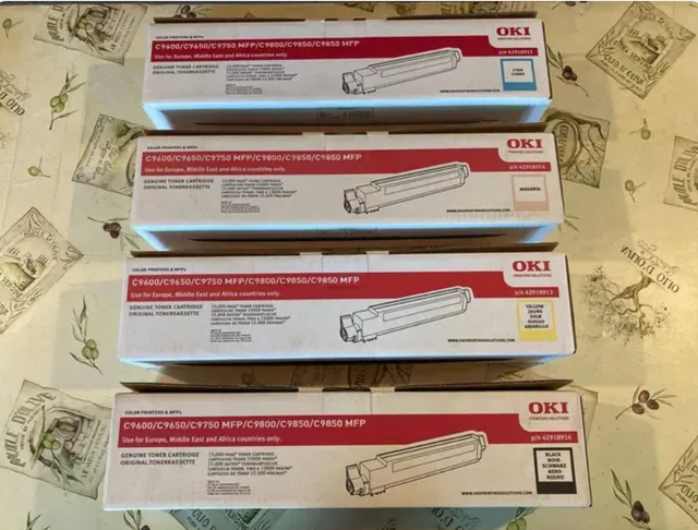 Pack de toner de Tinta OKI original precintado