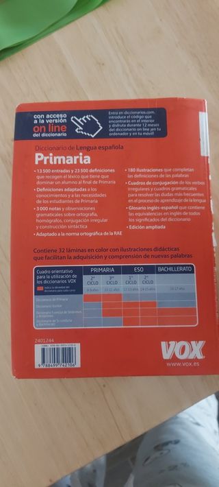 Diccionario primaria