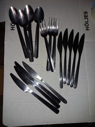 Posate acciaio inox set 16 pezzi