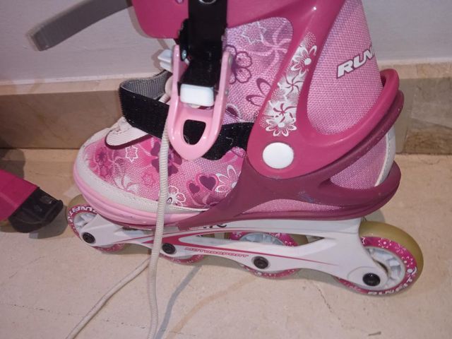 PATINES CHICA Y PROTECCIONES