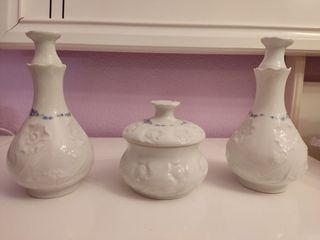 Juego de tocador en porcelana VINTAGE marca GANSO