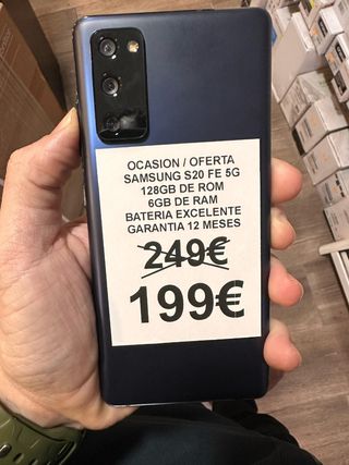 Samsung Galaxy S20 FE 128gb + 8gb - Como nuevo
