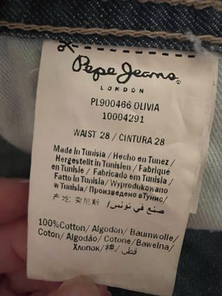 Falda vaquera con vuelo