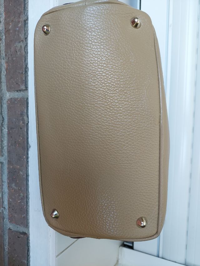 Bolso piel color camel