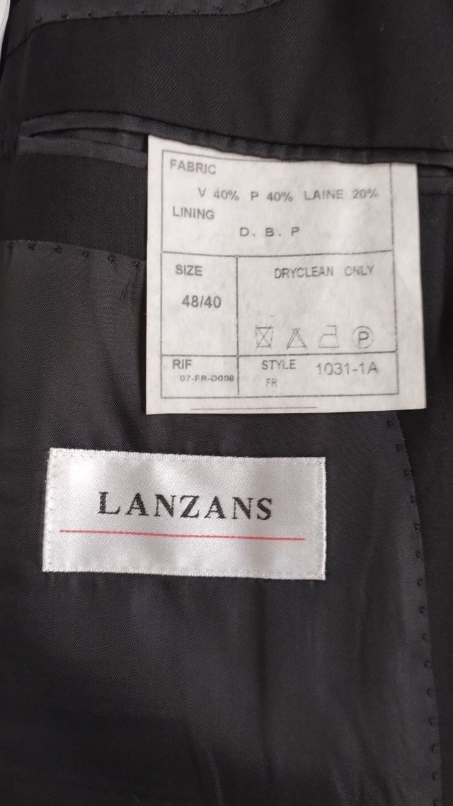 Elegante giacca uomo nera