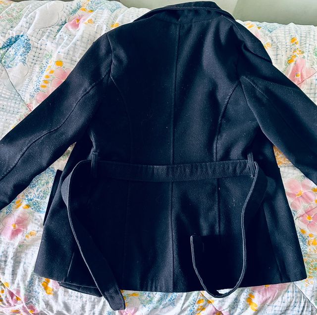 Giaccone donna nero 20% lana taglia 46/48