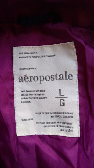 Chaleco azul-lila para pequeños.