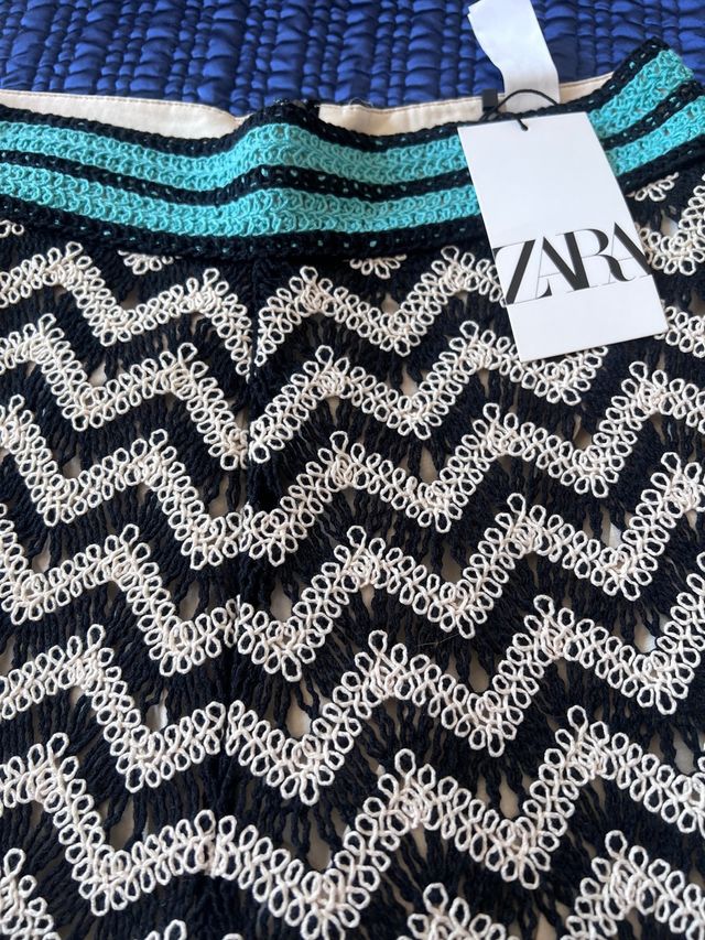 Pantalon Crochet Zara