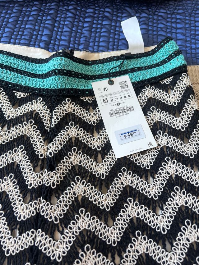 Pantalon Crochet Zara