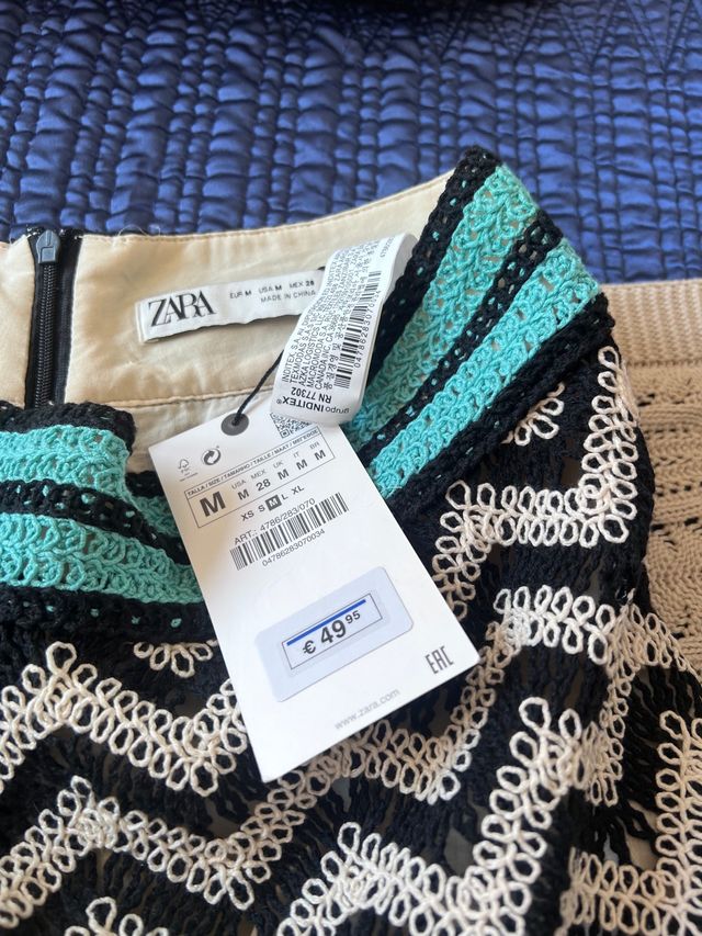 Pantalon Crochet Zara