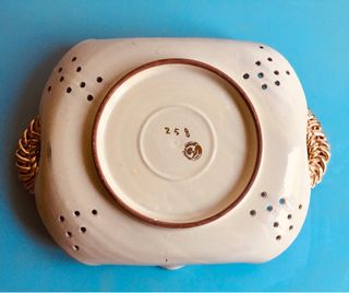 Centrotavola ceramica vintage anni 40/50