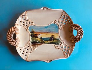 Centrotavola ceramica vintage anni 40/50