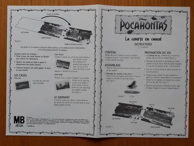 Gioco da tavolo Pocahontas - La Corsa Delle Canoe