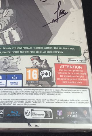  UnMetal Collector´s Edition PS4 Precintado Firmad