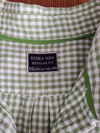 Camisa hombre talla grande regular fit