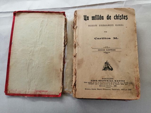 Vecchio libro «A Million Jokes» 