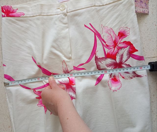 Pantalón Blanco estampado🌺🌺