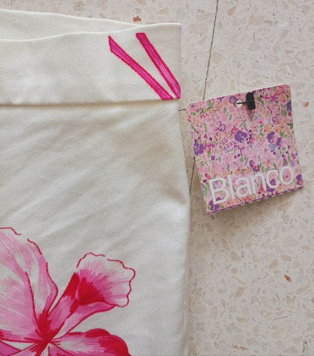 Pantalón Blanco estampado🌺🌺