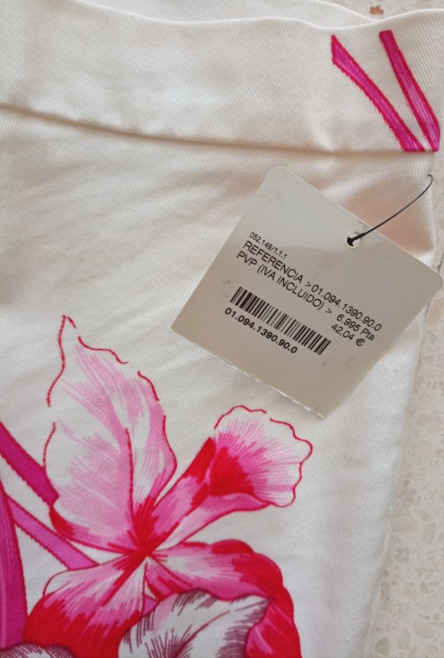 Pantalón Blanco estampado🌺🌺