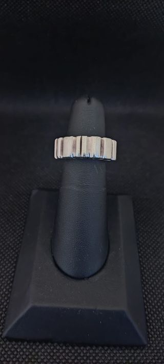 Anillo plata de ley 925 Tous letras. QGE0361