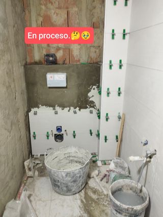 Trabajos de albañilería.