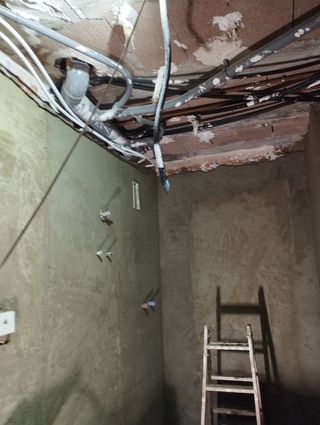 Trabajos de albañilería.