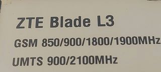 pantalla ZTE Blade L3
