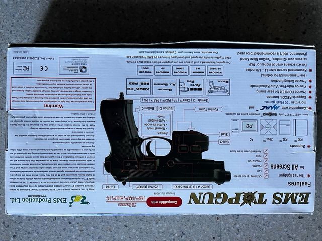 Pistolas topgun arcade xbox ps2 ps3 pc