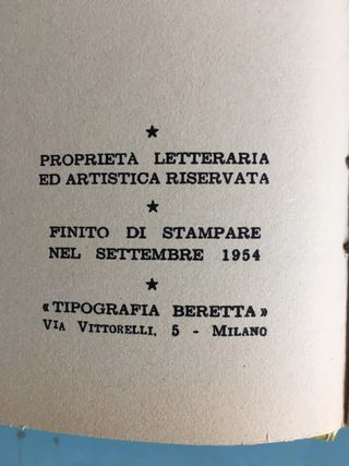 Libro vintage “ I pattini d’argento” 1954
