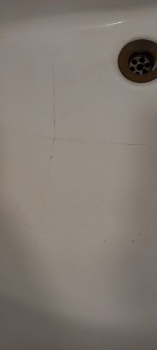 Lavabo y bidé retro.