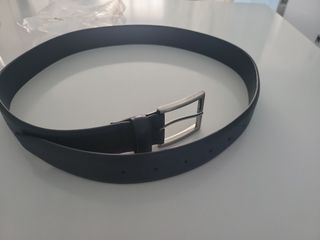 Cinturón piel Azul
