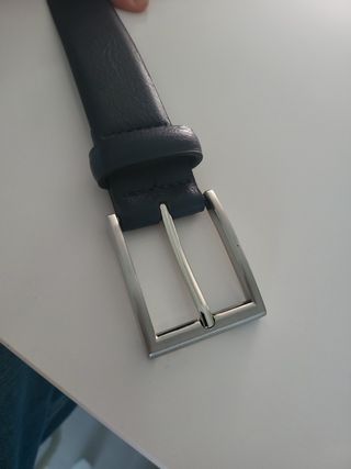 Cinturón piel Azul